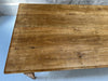 3m Long Solid Oak Taper Leg Refectory Dining Table