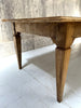 3m Long Solid Oak Taper Leg Refectory Dining Table