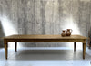 3m Long Solid Oak Taper Leg Refectory Dining Table