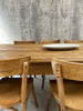 3m Long Solid Oak Taper Leg Refectory Dining Table