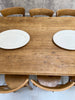 3m Long Solid Oak Taper Leg Refectory Dining Table