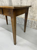 Silvered Wooden 94cm wide Taper Leg Table Desk