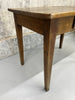 Silvered Wooden 94cm wide Taper Leg Table Desk