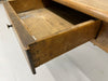 Silvered Wooden 94cm wide Taper Leg Table Desk