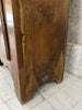 Antique Solid Oak Single Door Armoire Cupboard Hessian Lining