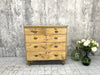 Antique Pine Chest of Five Drawers