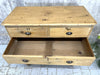 Antique Pine Chest of Five Drawers