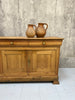 229cm Antique Pine Shop Counter Sideboard