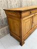 229cm Antique Pine Shop Counter Sideboard