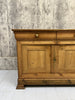 229cm Antique Pine Shop Counter Sideboard
