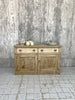 136cm Antique Pine Sideboard Cupboard