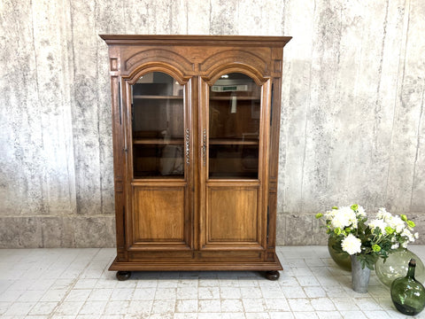 French Double Arched Door Display Cabinet