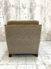 Art Deco 'Cloud' Armchair Original Champagne Coloured Jacquard Velvet Upholstery