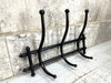 Set of 3 Ebonised Bentwood Coat Hooks Portemanteau