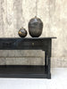 215cm Black Gloss Drapers Console Table