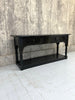 215cm Black Gloss Drapers Console Table