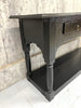 215cm Black Gloss Drapers Console Table