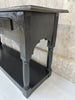 215cm Black Gloss Drapers Console Table
