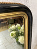 Louis Philippe Black and Gold Rectangular Mirror