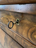 Black Veined Marble Top, Veneer Chest of Drawers