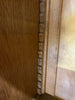 1930's Black Wire Three Door Cabinet Open Shelves