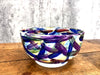 Moroccan Hand Painted 'Bright Brushstrokes' 20cm Salad Bowl