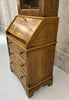 19th Century Bureau Desk with Bookcase Display Cabinet