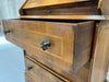 19th Century Bureau Desk with Bookcase Display Cabinet