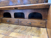 19th Century Bureau Desk with Bookcase Display Cabinet