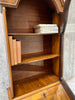 19th Century Bureau Desk with Bookcase Display Cabinet