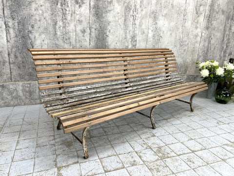 198.5cm Chippy Paint 'Parisian' Garden Bench