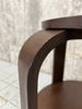 Dark Wooden Art Deco Gueridon Side Table