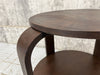 Dark Wooden Art Deco Gueridon Side Table