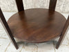 Dark Wooden Art Deco Gueridon Side Table