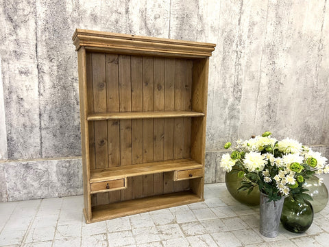 Pine Dresser Top Wall Mounted Shelves