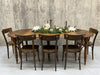 115cm-220cm Long Extending Circular Drop Leaf Dining Table