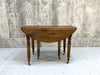 115cm-220cm Long Extending Circular Drop Leaf Dining Table