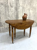 115cm-220cm Long Extending Circular Drop Leaf Dining Table