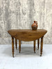 115cm-220cm Long Extending Circular Drop Leaf Dining Table