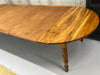 122.5cm - 362cm Long Extending Circular Drop Leaf Dining Table