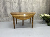 122.5cm - 362cm Long Extending Circular Drop Leaf Dining Table