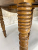 122.5cm - 362cm Long Extending Circular Drop Leaf Dining Table