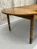 122.5cm - 362cm Long Extending Circular Drop Leaf Dining Table