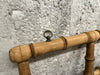 Set of 3 Faux Bamboo Retractable Coat Hooks Portemanteau