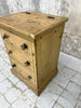 Small Antique Pine Trunk (Faux Chest of Drawers)