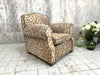 Individual Floral Tapestry Covered Armchair to reupholster