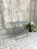 Grey Metal Folding Garden Table