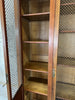 1930's Wire Front 3 Door Display Cabinet Bibliotech