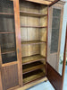 1930's Wire Front 3 Door Display Cabinet Bibliotech