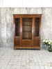 1930's Wire Front 3 Door Display Cabinet Bibliotech